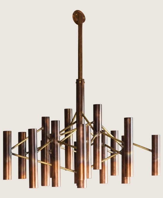 The copper tube chandelier 2023 preview 1